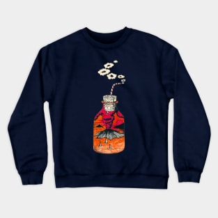 Santorini vulcano Crewneck Sweatshirt